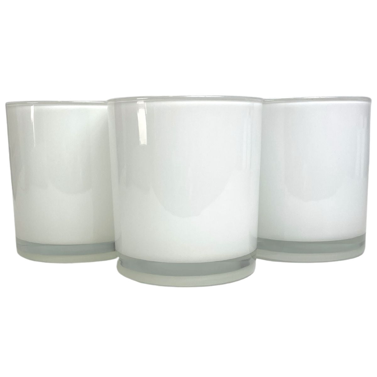 14 oz. Havana Milk White Empty Candle making Jar candle vessels for DIY candle-making projects (Box of 12) FREE SHIPPING