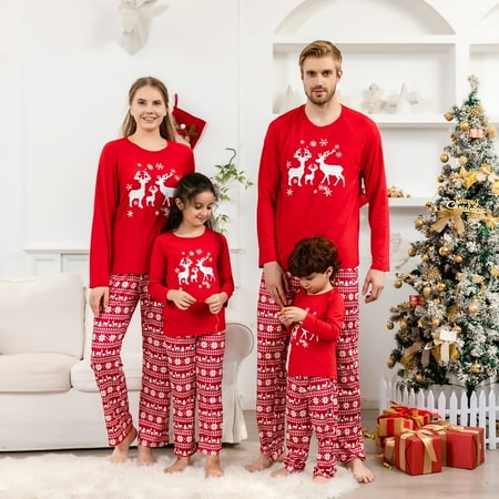 

Classic Heritage Christmas Print Matching Family Christmas Pajama Set