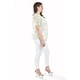 thumbnail image 2 of Blusa estampada con moño Roman Fashion /Tallas Extras, 5115 (Amarillo) amarillo 40, 2 of 6
