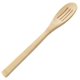 thumbnail image 2 of Utensilios de bambú para servir y cocinar - B17 - Cuchara de cocina ancha con ranuras - 5 piezas, 2 of 6