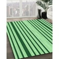 thumbnail image 3 of Ahgly Company Machine Washable Indoor Square Transitional Forest Green Area Rugs, 4' Square, 3 of 7