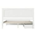 thumbnail image 5 of AFI Nantucket King Wood Platform Bed with Matching Footboard and Storage Drawers, White, 5 of 6