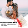 thumbnail image 3 of WRITWAA 2Pack Wedding Day Cards Wedding Greeting Card for Couples Caviar Paper, 3 of 6