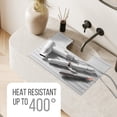 thumbnail image 4 of Funda de lavabo de baño Maplefield de silicona resistente al calor, gris, 4 of 7