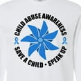 thumbnail image 4 of Inktastic Child Abuse Awareness Save a Child and Speak Up Long Sleeve T-Shirt, 4 of 5