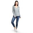 thumbnail image 1 of Sueter acanalado de manga larga Roman Fashion /Juvenil, 8930 (Gris) gris EG, 1 of 4