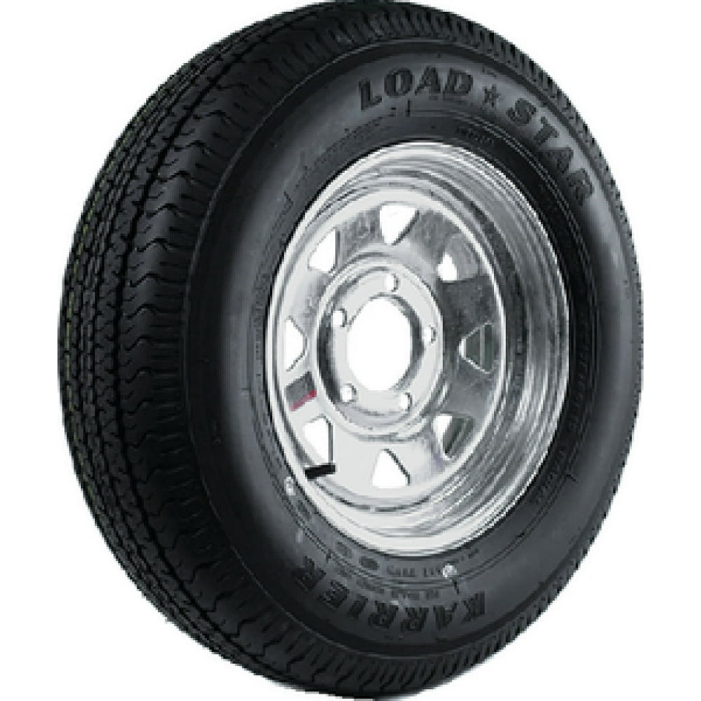 Loadstar 31987 13" ST185/80R13 KR03 Radial Tire & Galvanized Spoke
