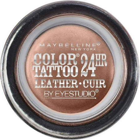 Maybelline Eyestudio ColorTattoo Leather 24HR Cream Eyeshadow, Creamy Beige, 0.14 (Best Bronze Cream Eyeshadow)