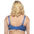 thumbnail image 3 of Amaranth Unlined Minimizer Bra | Paramour by Felina (Dazzling Blue, 34D), 3 of 3