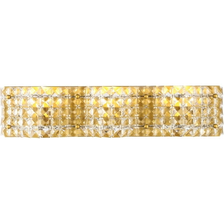 

Brass Tone Finish Wall Sconces 21 Wide Clear Royal Cut Crystal G9 Bulb Type 3 Light Fixture