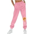 thumbnail image 4 of FNFYFH Womens Cinch Bottom Sweatpants Fleece Lined Jogger Sweatpants Soft Warm Running Hiking Pants with Pockets, 4 of 4