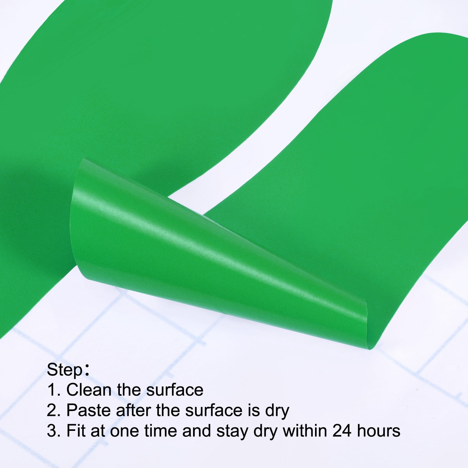 Unique Bargains Durable Footprint Sticker Shoes Floor Decal Sign Green 11x4.3"