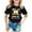 Black, variant on Girls Loose Fit Tops Tees Shirts Everyday School Spring Summer Wear Easy Clean Ages 3 16 Stylish Comfortable Casual Outdoor (Yellow,5-6 Years)