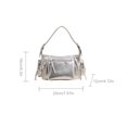 thumbnail image 2 of Bolso en La Parte Superior Axila Mochilas Suaves Cuero Múltiple para Mujeres Compras Viajes, 2 of 9