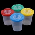 thumbnail image 2 of 4 Pieces Assorted Colors anti Paint Cups For Children craft Supplies, 2 of 9