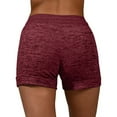 thumbnail image 4 of Women's Sweat Shorts Soft Comfy Activewear Lounge Shorts with Pockets and Drawstring, 4 of 5