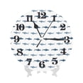 thumbnail image 7 of Kdxio Clock number Print Wall Clock,10 Inch Battery Operated Wall Clocks,Silent Non Ticking Small Analog Clock for Living Room,Office,Home,Bedroom,Kitchen,Bathroom, 7 of 7