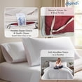 thumbnail image 5 of 3 Sided Zipper Duvet Cover Set Easy to Use Home & Hotel Soft Microfiber 3 PCS 1-Duvet Cover & 2- Pillow Sham No Comfoter Oversized King_98 X 120 Inch, 5 of 6