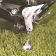 thumbnail image 4 of Guardian Bell Motorcycle Biker Luck Gremlin Riding Bell Hanger (Original Version), Standard, Silver, 4 of 5