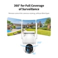thumbnail image 5 of Conico 2-Pack Solar Security Camera System with Base Station, No Monthly Fee, 2K 360° PTZ Wireless Outdoor WiFi Camera, Night Vision, 5 of 12