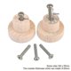 thumbnail image 2 of 20pcs Lotus Door Knob Cabinet Wardrobe Pull Handles 35*25mm, 2 of 3