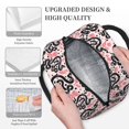 thumbnail image 3 of Pofeuu Black Snake Print Lunch Bag for Adult Insulated Lunch Box,Leakproof Cooler Food Lunch Containers Reusable High Capacity Lunch Tote Bags-One Size, 3 of 6