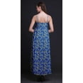 thumbnail image 3 of Bimba Floral Women Printed Long Chic Dress Bohemian Summer Maxi Beach Wear-X-Small, 3 of 6