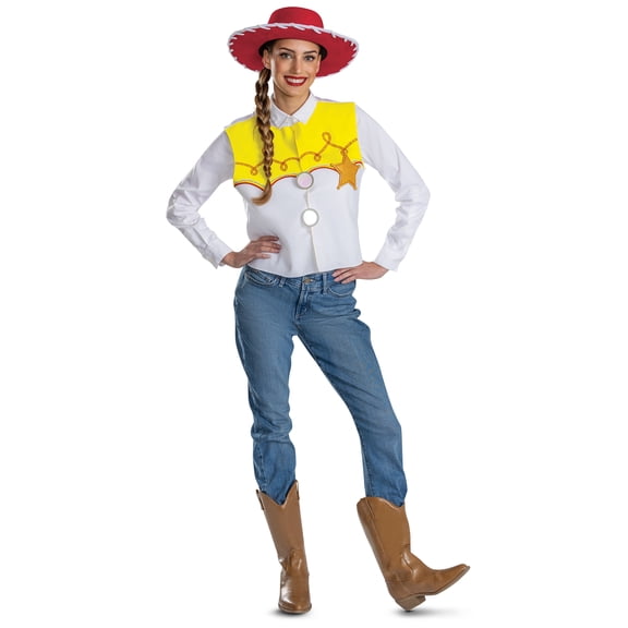 Disney Toy Story Jessie Halloween Costume Kit for Adults, Adult One Size, by Disguise