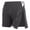 Dark Gray, variant on Tear Away Shorts for Men Post Surgery Breakaway Shorts Side Snap Knee Leg Hip Surgical Adaptive Pants with Pockets