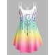 thumbnail image 1 of Tank Top de Talla Extra con Estampado de Dreamcatcher Rosegal  Camisetas sin mangas de talla grande, 1 of 5