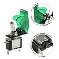 thumbnail image 6 of Homena New Practical Switch LED Rocker Rockerbutton Button Switch LED Light ASW-07D On/Off Toggle Switch With Protective Cover, 6 of 10