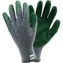 West Chester Scotts SC30501 Stretch Knit Gardening Gloves with Latex Coated Palm: Grey/Green, Large, 3 Pairs