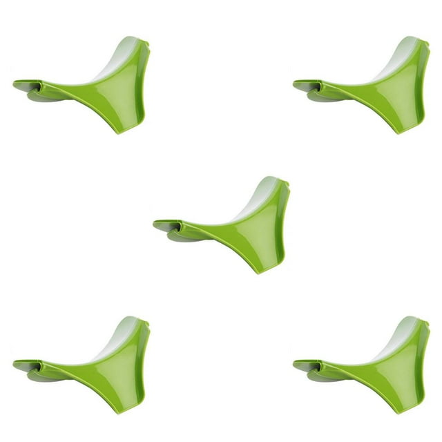 Youkk Silicone Soup Funnel Kitchen Gadget Tools Water Deflector Tool Creative Anti-spill Drain Silicone On Pour Soup Funnel 1pcs 5Set