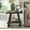 Dark Brown, variant on Xukmct Rectangle End Table with Bottom Shelf, Wood Side Table for Living Room, Office, Black