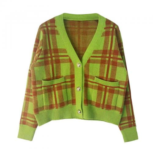 Women Y2k Button Down Long Sleeve Plaid 
