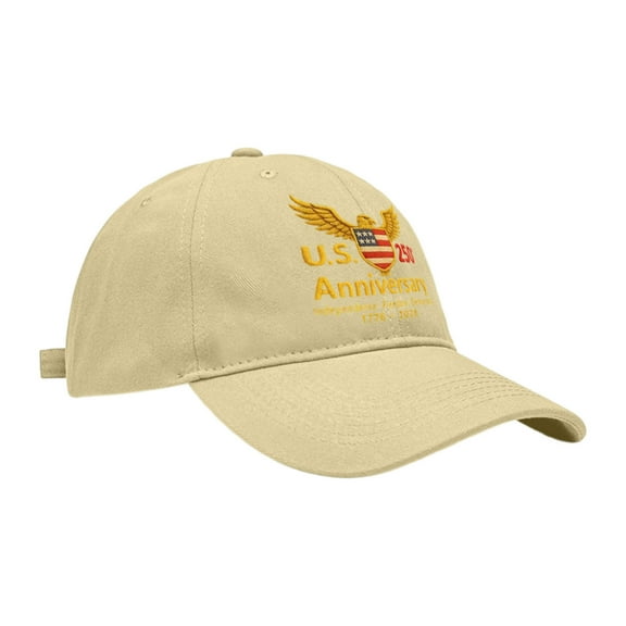 USA 250th Anniversary Baseball Cap – Vintage Washed Patriotic Hat with Embroidered American Flag, Adjustable Fit for Men & Women, 1776–2026 Celebration Gift