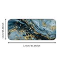 thumbnail image 5 of WERPE Marble Gold Flecks Black Square Mat for Front Door Mat Outdoor Entrance 19.68*47.24 in, 5 of 6