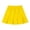 Yellow, variant on Khunlpohl Girls Pleated Skorts Elastic Waisted Solid Color Skirt Plain Basic Casual Skirts for Kids 2-15 Years