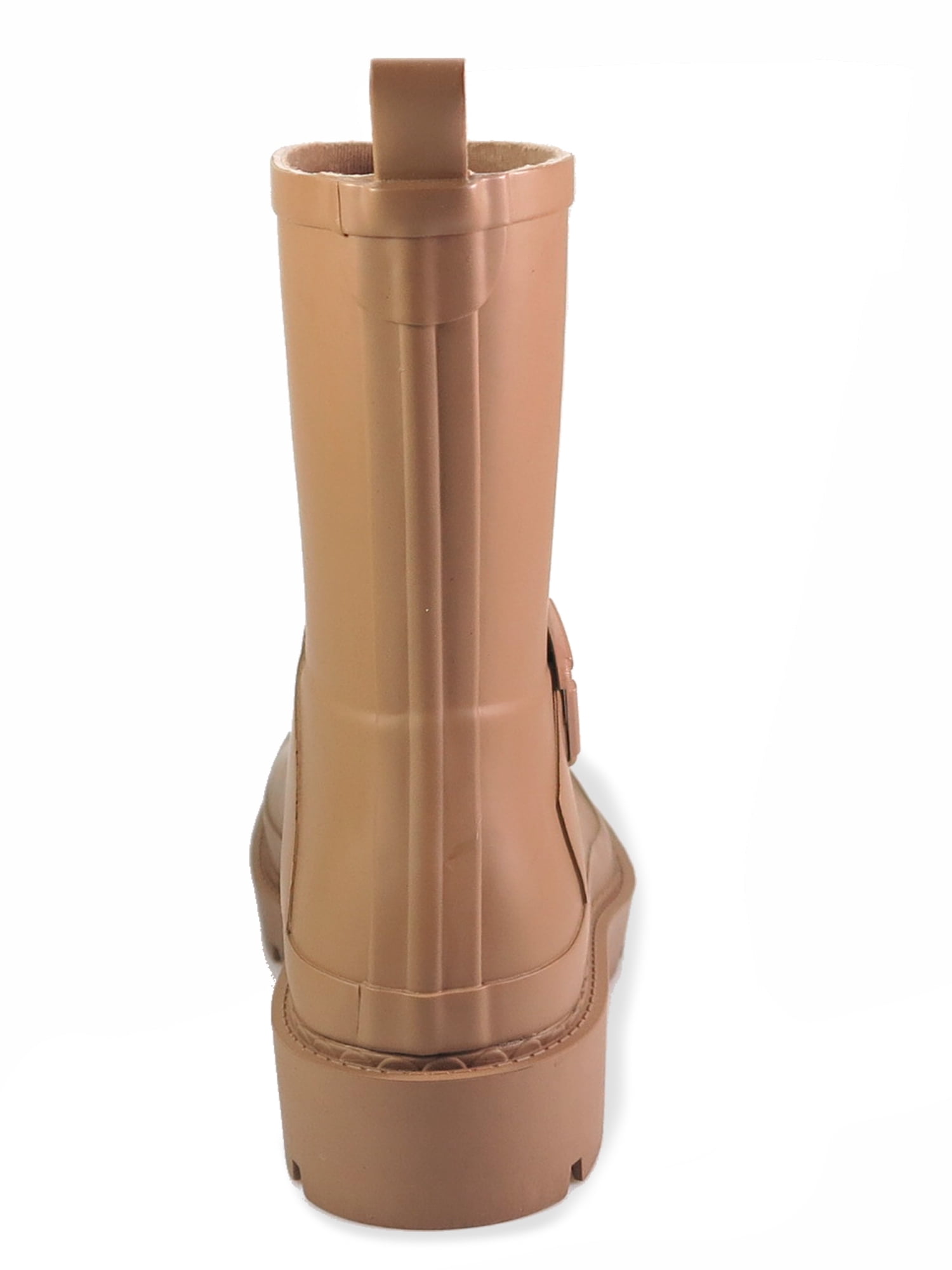 Time and Tru Women's Short Buckle Rain Boots