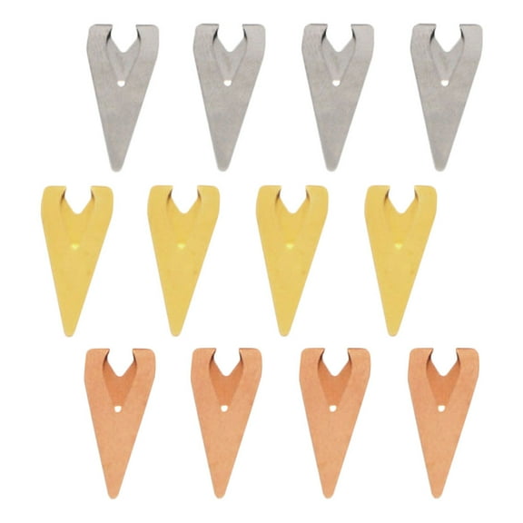 Raindrops 12 Pcs Book Darts Book Mark Metal Bookmark Holder DIY Bookmarks Man 2.5X1CM