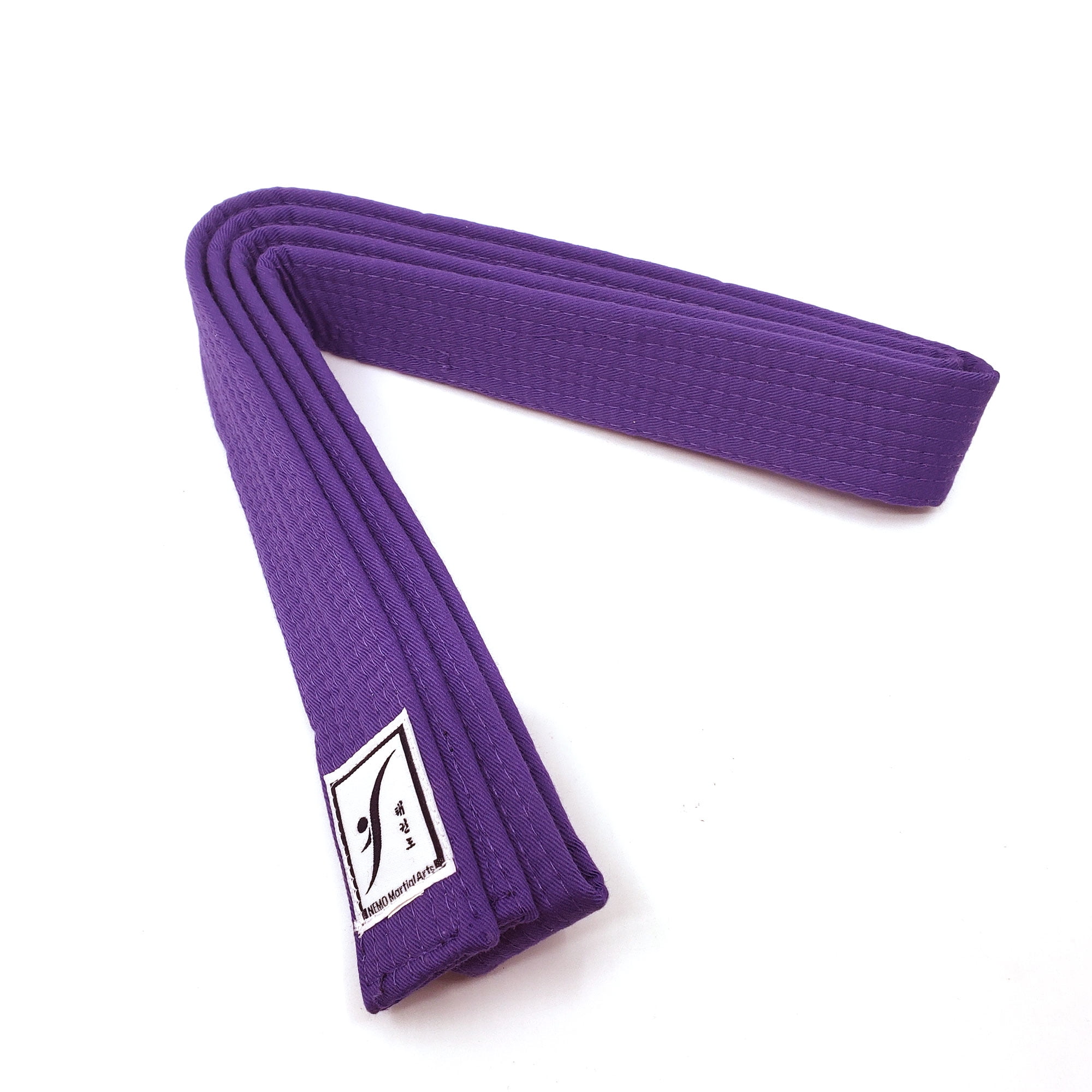 The Elixir Martial Arts 1.5" Wide Double Wrap Karate TKD Judo Solid Color Belts 9 Colors (Size