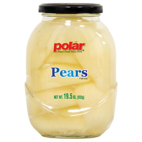 Polar Pears in Light Syrup, 19.5 oz by Milky Way International