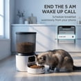 thumbnail image 6 of iHome Smart Automatic Pet Feeder, 4L WiFi App-Controlled Food Dispenser for Cats & Dogs, 6 of 6