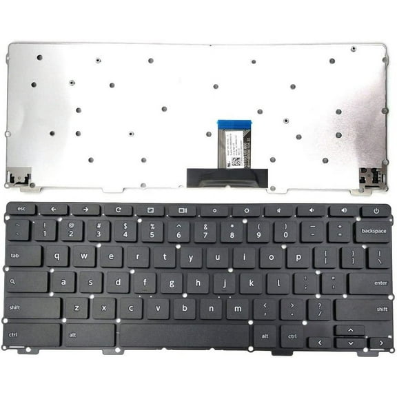 New US Black English Laptop Keyboard (Without Frame) Replacement for Toshiba Chromebook CB30-B3121 CB30-B3122 CB30-B3123 CB35-B3300 CB35-B3330 CB35-B3340 CB35-B3350 CB35-A3120