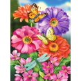 thumbnail image 1 of Pintura de diamante de resina de diamante redondo de flor de mariposa de diamante completo 30*40CM Sywqhk Decoración hogareña, 1 of 2