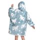 thumbnail image 4 of Mujer Franela Manta usable Sudadera con capucha Suave Cálida Adulto Manta de gran tamaño Sudadera con capucha Sudadera con bolsillos para exteriores Interior Oso Estilo adulto Tamaño libre, 4 of 6