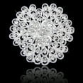 thumbnail image 2 of Nupcial Broche Para Boda Prom Cristal Rhinestone Brooch Pin, 2 of 9