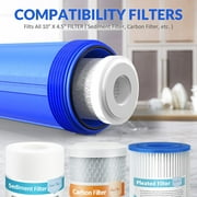 SimPure Big Blue 10-Inch 2-Stage Whole House Water Filter