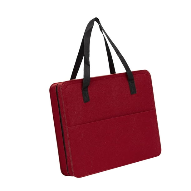 Estuche de exhibición para autos de juguete a escala 1/64, bolsa organizadora de almacenamiento, estuche de almacenamiento rojo
