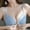 Light Blue, variant on Front Closure Bras For Easy Dressing, No Ring French Front Close T Back Unlined Bra For Large Bust, Beige T-Back Bras For Women, Beige 70A, Size 70A-90C